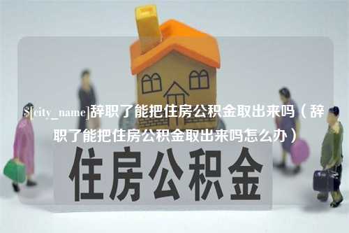 图木舒克辞职了能把住房公积金取出来吗（辞职了能把住房公积金取出来吗怎么办）